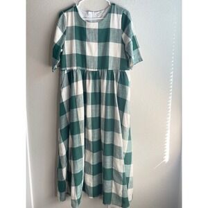 Roolee Womens Maxi Dress Short Sleeve Pockets Lined